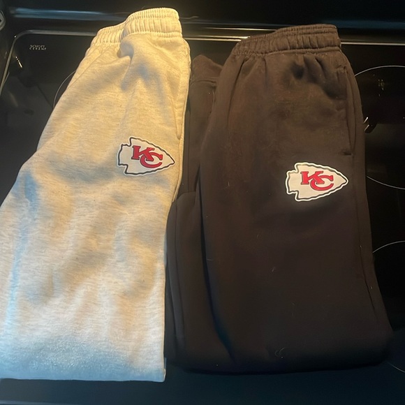 Two Pairs of Kansas Chiefs Joggers - Picture 1 of 4